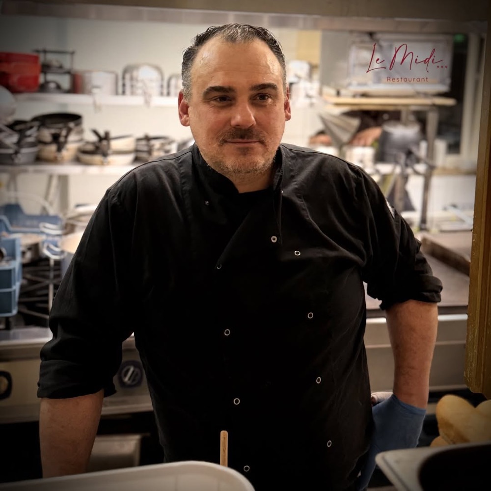 Le chef du restaurant Le Midi à Verviers